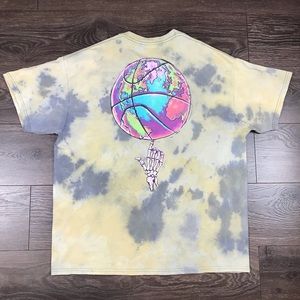 Full Court Men’s Basketball Tie-Dye Short Sleeve Shirt Size XL